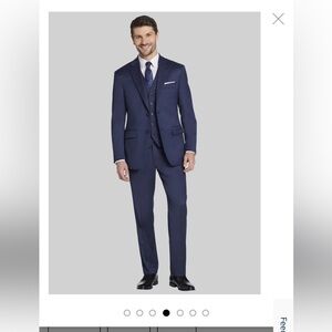 Kenneth Cole 3 Piece Formal Mens Business /Wedding / Office Suit